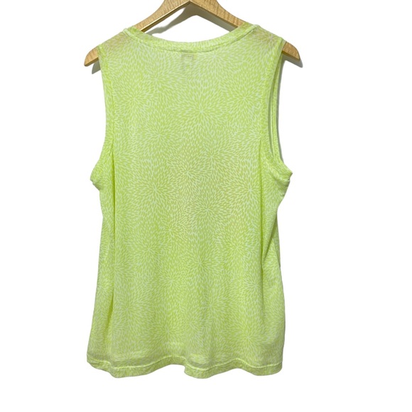 Chicos Mesh Tank Top w Ruffle Front - Picture 4 of 4